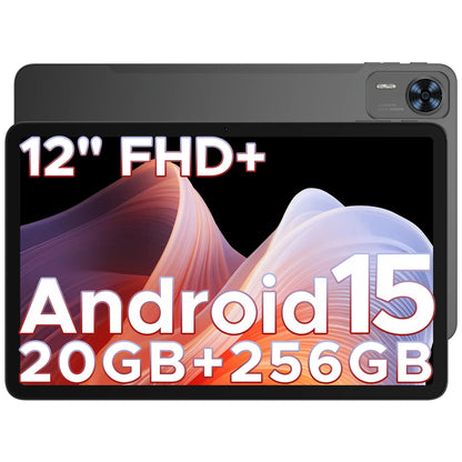DOOGEE T36 Smart Tablet PC Android 15 12'' Display 32GB RAM (8GB+24GB) 256GB Unisoc T620 Octa Core 8800mAh Battery Widevine L1