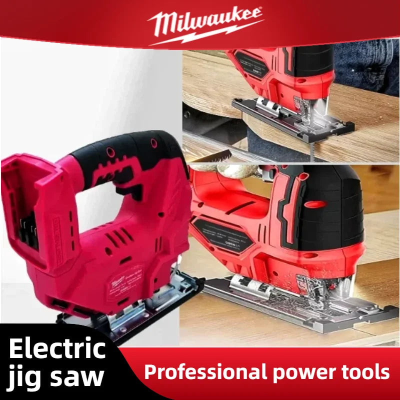 Milwaukee 3000 U/min bürstenlose Kurvensäge, kabellose elektrische Stichsäge, tragbares, multifunktionales, verstellbares Elektrowerkzeug für die Holzbearbeitung