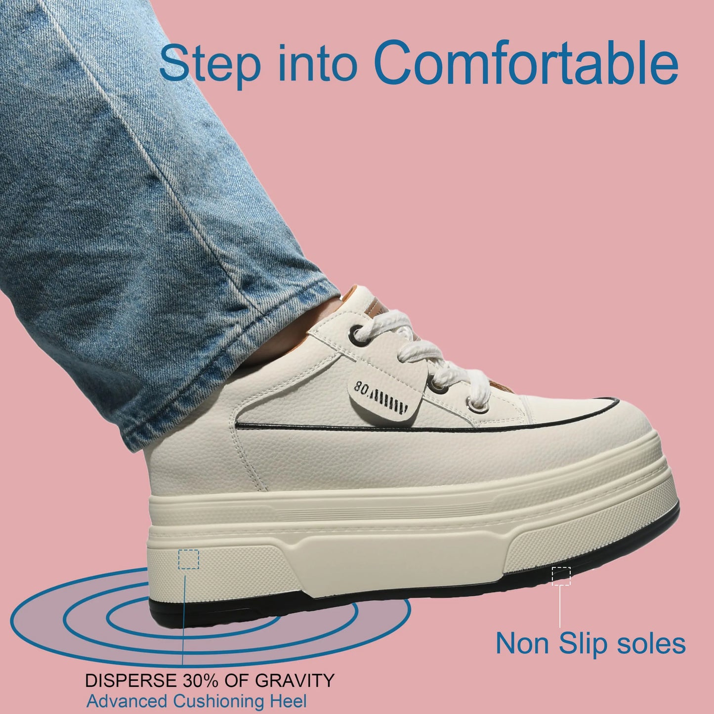 Fujin 9cm Cow Suede Genuine Leather Women Vulcanized Shoes Platform Wedge Skate Boarding High Brand Heels Casual Summer Shoes.