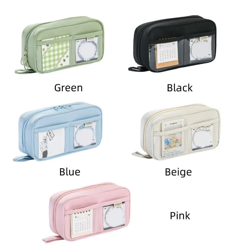 Neue weibliche Grundschule Mittels chüler Briefpapier Box mit hohem ästhetischen Wert Feder mäppchen und Feder mäppchen.