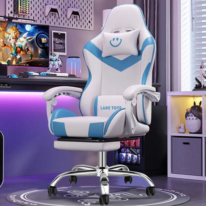 Bezaubernder Stuhl für Studenten, bequemes langes Sitzen, verstellbarer Home-Office-Gaming-Sitz