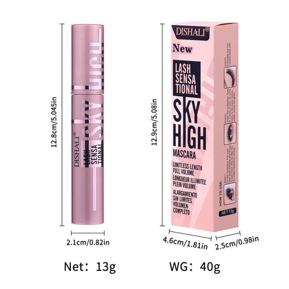 New Eyelashes Lengthening 5D Mascara Lengthening Thickening Waterproof Sweat-Resistant Silky Lash Non-Smudging Easy to Remove.