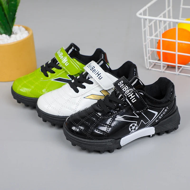 Soccer Cleats for Kids 2024 New Children Football Cleats Fashion Firm Ground Soccer Shoes