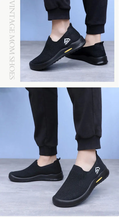 Bebealy Women's Sneaker Men Flat Shoes Casual Nonslip Men Shoes Outdoor Soft Comfortable Home Shoes Comfortable Slip-on Men Shoe.