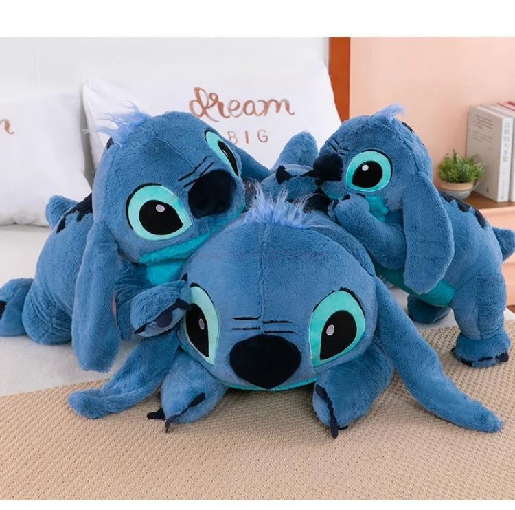 45-80cm Lilo & Stitch Disney Plush Doll Big Stuffed Animals Toys Pillow for Sleep Children Birthday Gift Valentine's Day Present.