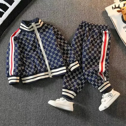 Spring Autumn Boys Clothing Sets Kids Fashion Cotton Coats+Pants 2pcs Tracksuits For Baby Children Sports Suits Toddler 2-12T.