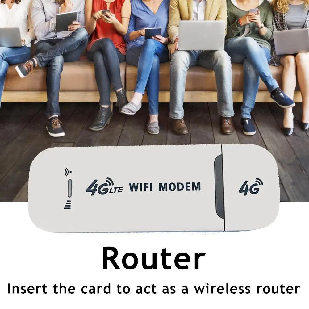 4G/5G Mobile WIFI Router 150Mbps 4G LTE Wireless USB Dongle Modem Stick Sim Card Pocket Hotspot WiFi Broadband for Home Office.