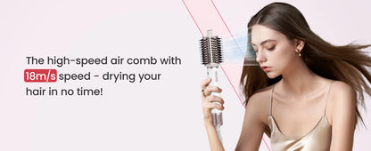 MAXGROOM High-Speed Hair Dryer Brush 110000 RPM Fast Dry Hair Care Styling Blow Dryer Brush Negative Ion HairDryer Multi Styler.