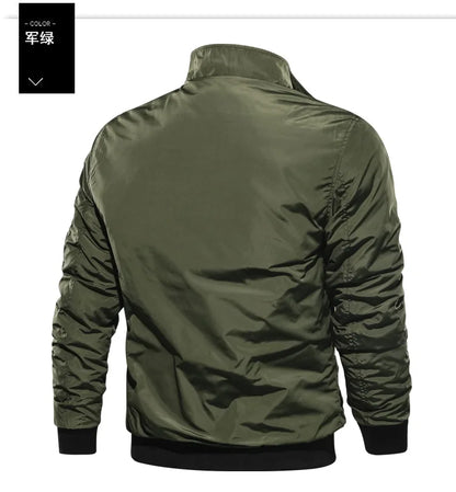 2025 Men's Fashion Cotton Warm Jackets Slim Fit Bomber Jacket  Autumn Winter Outdoor Casual Long Sleeve Warm Coats for Men 5XL.