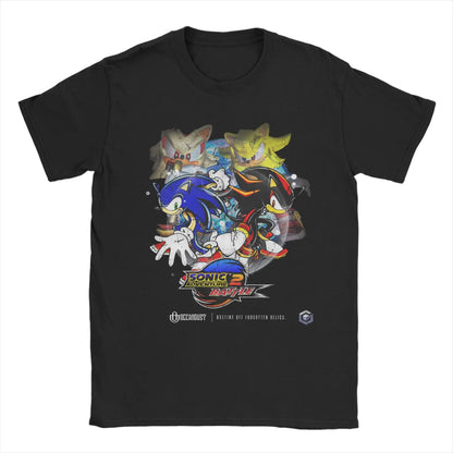 Men's Hedgehoged Shadowed T Shirt  Pure Cotton Clothes Novelty Short Sleeve Round Neck Tee Shirt Summer T-Shirts.