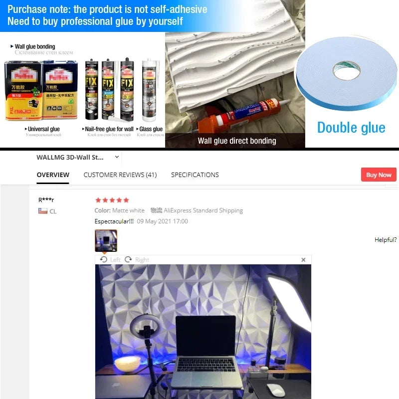 12pcs 30cm 3D Wall Panel Venetian blinds mouldings Living Room Background Decal Tile Mold 3D wall sticker bathroom kitchen wall