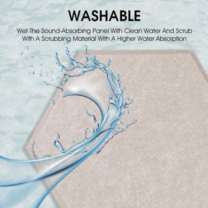 TOUO High Density Acoustic Panel 12pcs Soundproofing Panels Studio Acoustic Treatment Wall Sound Absorbing Bedroom Decoration