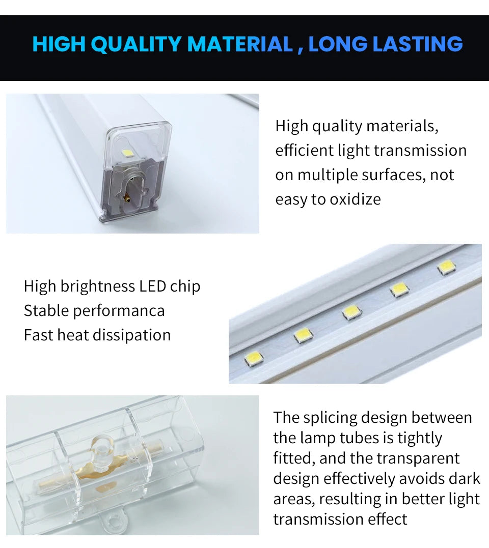 Hexagon LED lighting Ceiling Light Honeycomb Tube for BarberShop Car Garage Workshop Auto Body Repair LED Light 6500K.