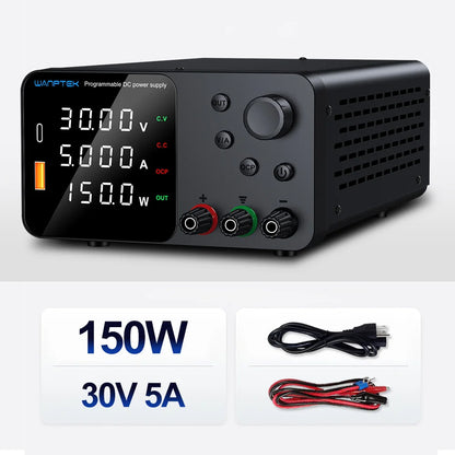 Wanptek Laboratory Power Supply Adjustable 30V 5A 30V 10A 60V 5A 120V 3A with Output Short Circuit Alarm DC Power Supply.