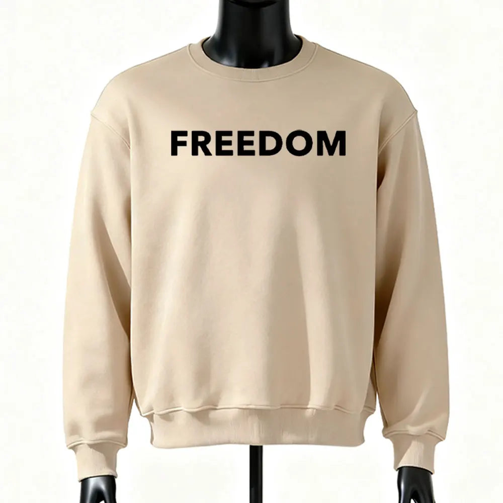 FREEDOM Charlie Kirk Sweatshirt Unisex Free Speech Patriotic Love America Sweatshirt Hoodie Republican Unisex Hooded Sweatshirt.