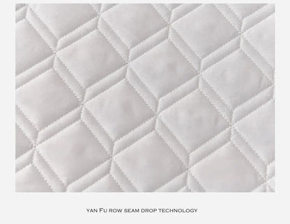 WASART Waterproof mattress protector cover quilted thicken elastic fitted sheet style couple double bed protection pad king size.