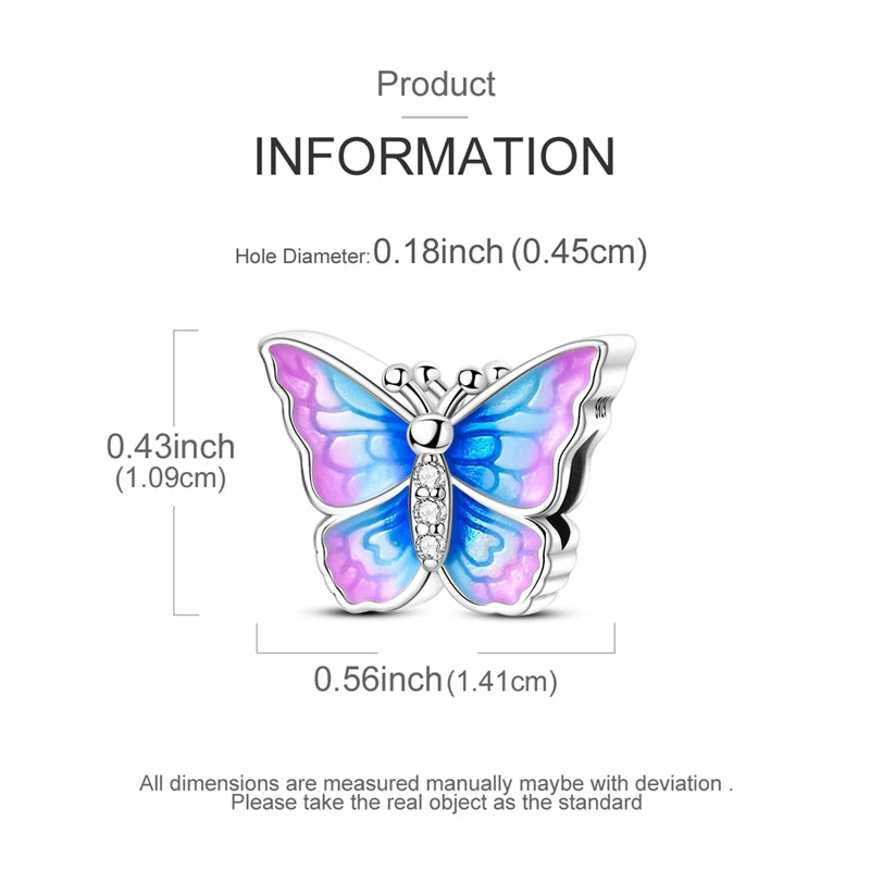 Fit Original Bracelet 925 Silver Butterfly and Sunflower Heart Shape Charms Beads For Women Jewelry Making Fashion Pendant