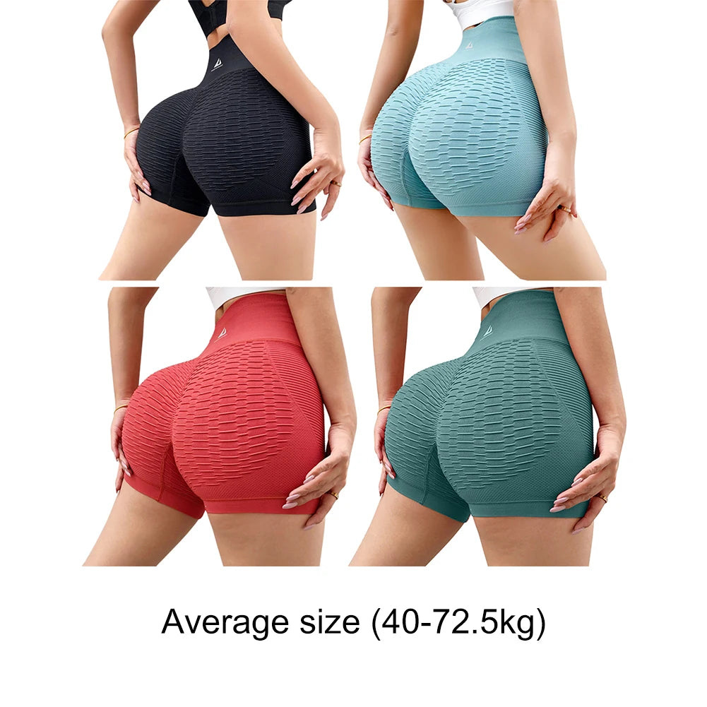 Workout Shorts for Women Butt Lifting Yoga Shorts High Waisted Running Shorts Tummy Control for Gym Running Workout Athletic.