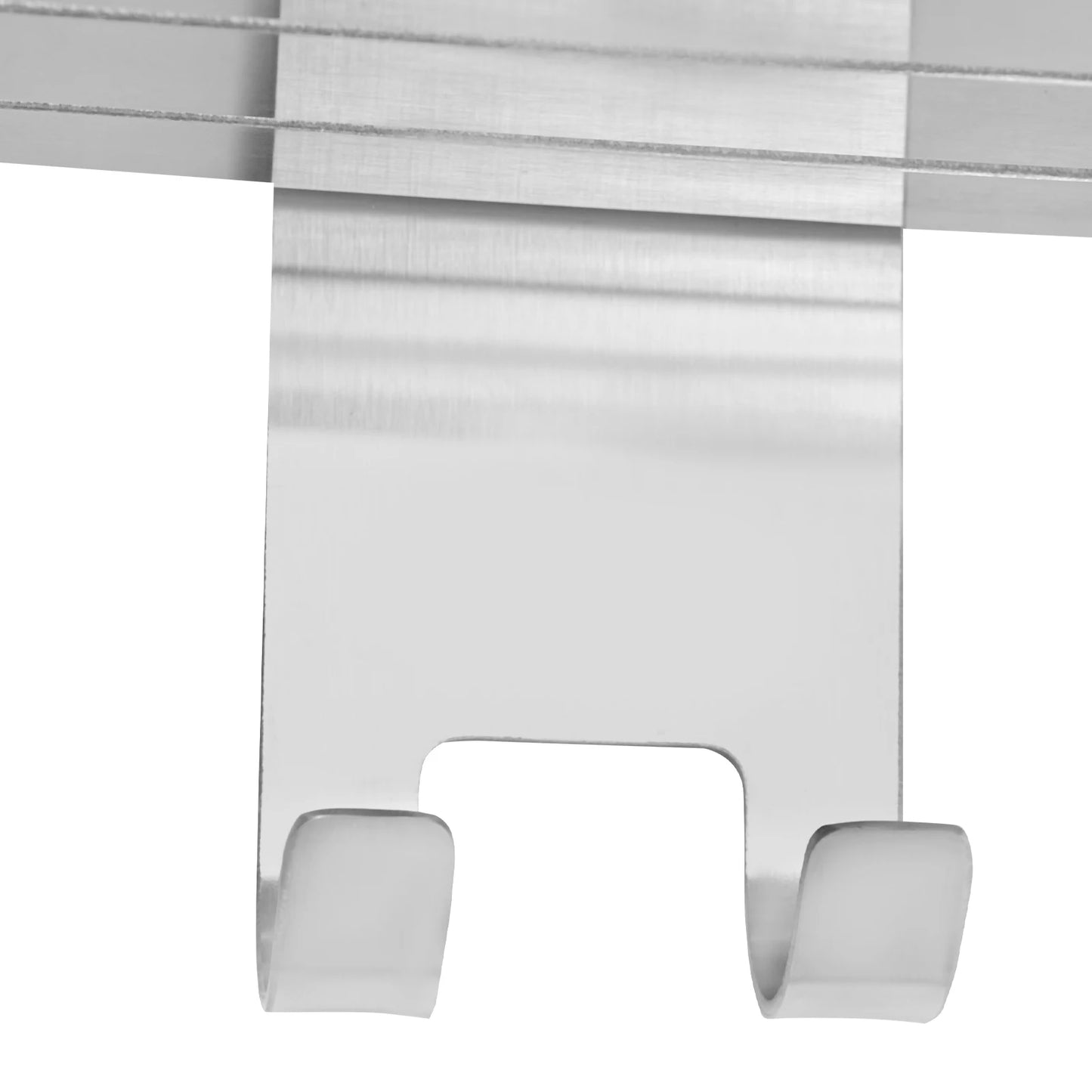 Schwarz/Silber 2-stufiges modernes weißes Badezimmerregal, Badezimmer-Organizer aus Edelstahl, geeignet für Badezimmer, Küche, Wohnzimmer