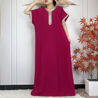 Neue Sommer-Kaftan-Abaya 2023, afrikanische Kleider für Frauen, traditionelle Kleidung, Islam-Gebetskleidung, Türkei, muslimische lose Robe, Ramadan