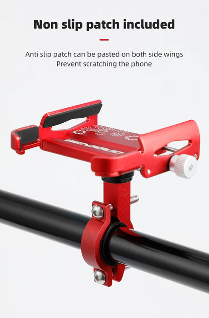 iBudim Bike Phone Holder 360 Rotation Bicycle Phone Holder for 4.7-7.0 inch Devices Motorcycle Handlebar Mobile Phone Stand.