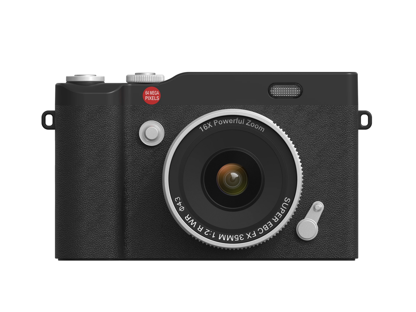 CCD Retro Video Recorder 4K Digital Camera 2.4 Inch 16X Digital Zoom 180° Flip Screen Selfile Compact Digital Photography Camera.