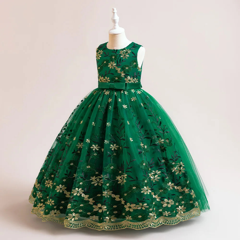 Kinderkleider, luxuriöse Partys, Abendkleid, Stichkleid für Mädchen, Abschlussball, Leistung, Teenager, Prinzessinnenkleider, 14 bis 16 Jahre.