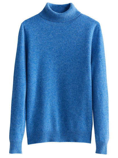 Gestrickte Pullover Kaschmir Pullover frauen 100% Merino Wolle Rollkragen Mode Pullover Winter Herbst Jumper Top Weibliche Kleidung