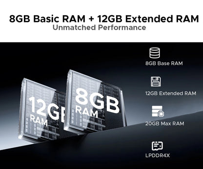 Global Version DOOGEE T36 Android Tablet 15 8 + 256GB 12 ''FHD + 90Hz IPS Display Unisoc T620 Octa Core 8800mAh Battery Widevine L1