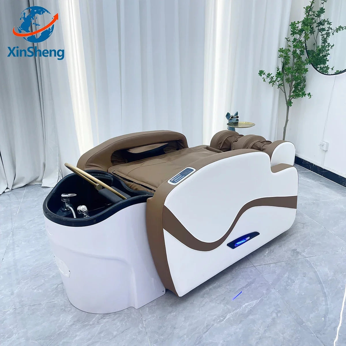 XinSheng Professionelle Elektrische Massage Bett Kopf SPA Salon Massage Tisch Haar Waschen Begasung Betten Friseur Smart Möbel