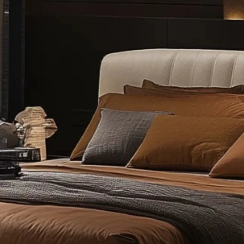 Elegantes, multifunktionales Kingsize-Bett, luxuriöses Design, ultimativer Komfort, Transformation im Schlafzimmer zur entspannenden Oase-Dekoration