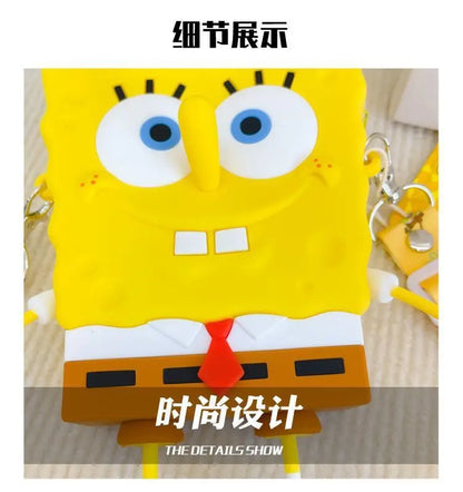 New Original cartoon SpongeBob SquarePants Kids Shoulder Bags Girl and Boys Cute gift Bag.