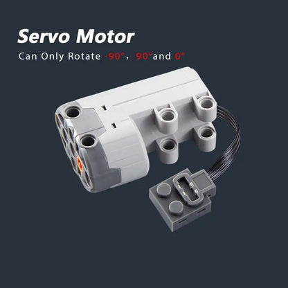 Technical Motor Battery Box Power Functions Parts IR Speed Servo Light Receiver PF APP Remote Control Car Building Blocks Bricks