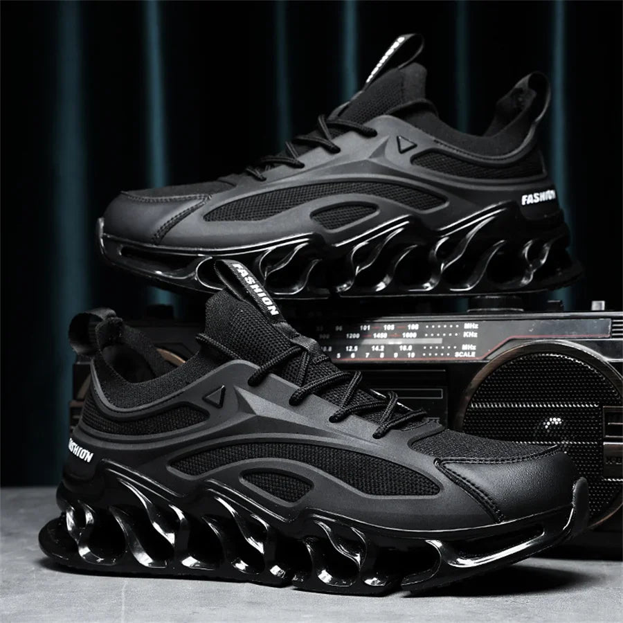 YRZL Mens Athletic Shoes 2025 Breathable Running Shoes Men Lightweight Sneakers Comfortable Walking Shoes Anti Slip Sports Shoes