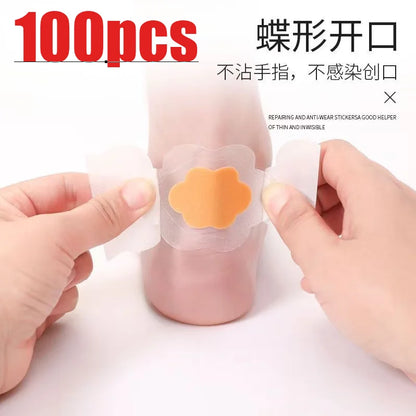 Gel Grip Heel Protector Adhesive Foot Patches Blister Pads Heel Liner Shoes Stickers Plaster Foot Care Cushion cushions insert.
