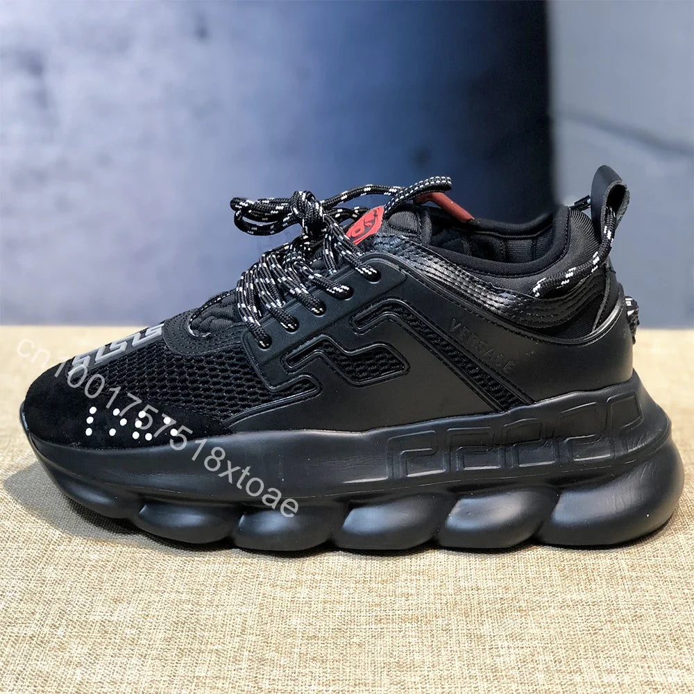 Luxus-Outdoor-Freizeitschuhe der Größe 36–45 für Männer und Frauen, modische Freizeit-Turnschuhe, Herbst-Winter, dicker Boden, niedrige Sportschuhe.