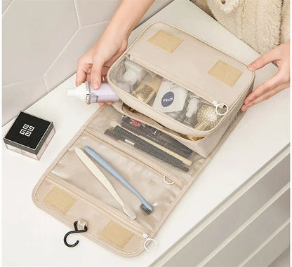 High Quality Women Makeup Bags Travel Cosmetic Bag Toiletries Organizer Waterproof Storage Neceser Hanging Bathroom Wash Bag.