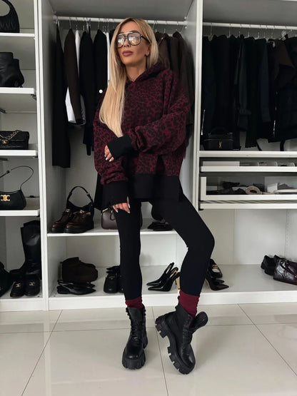 Women 2 Piece Set Hoddies Tracksuit Hooded Top & Pants Set Sweatshirts Suit Trouser Outfits Spring Jogging Sport Y2k Streetwear