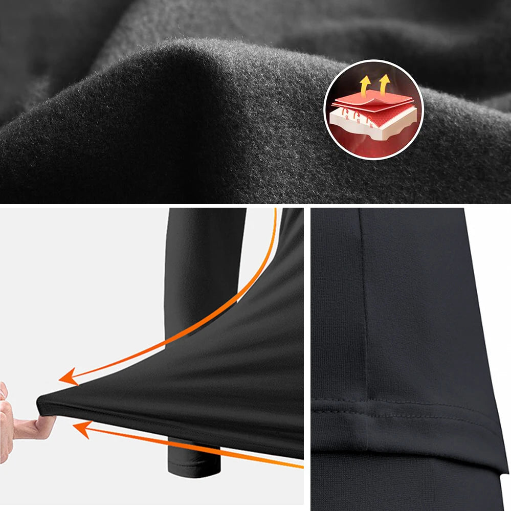 Women Thermal Underwear Set 2 pack Long Johns Ultra Soft Fleece Lined Base Layer Keep Warm Cold Weather Top Bottom﻿.