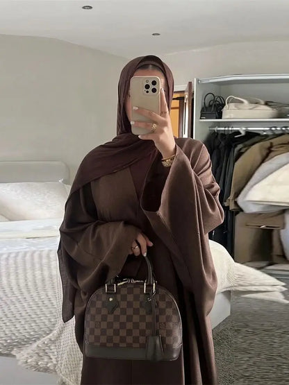 Ähnliche Baumwolle Leinen Batwing Kimono Abaya Dubai Islam Muslimischen Kleid Für Frauen Kebaya Kaftan Robe Musulmane Kaftan Marocain Femme.
