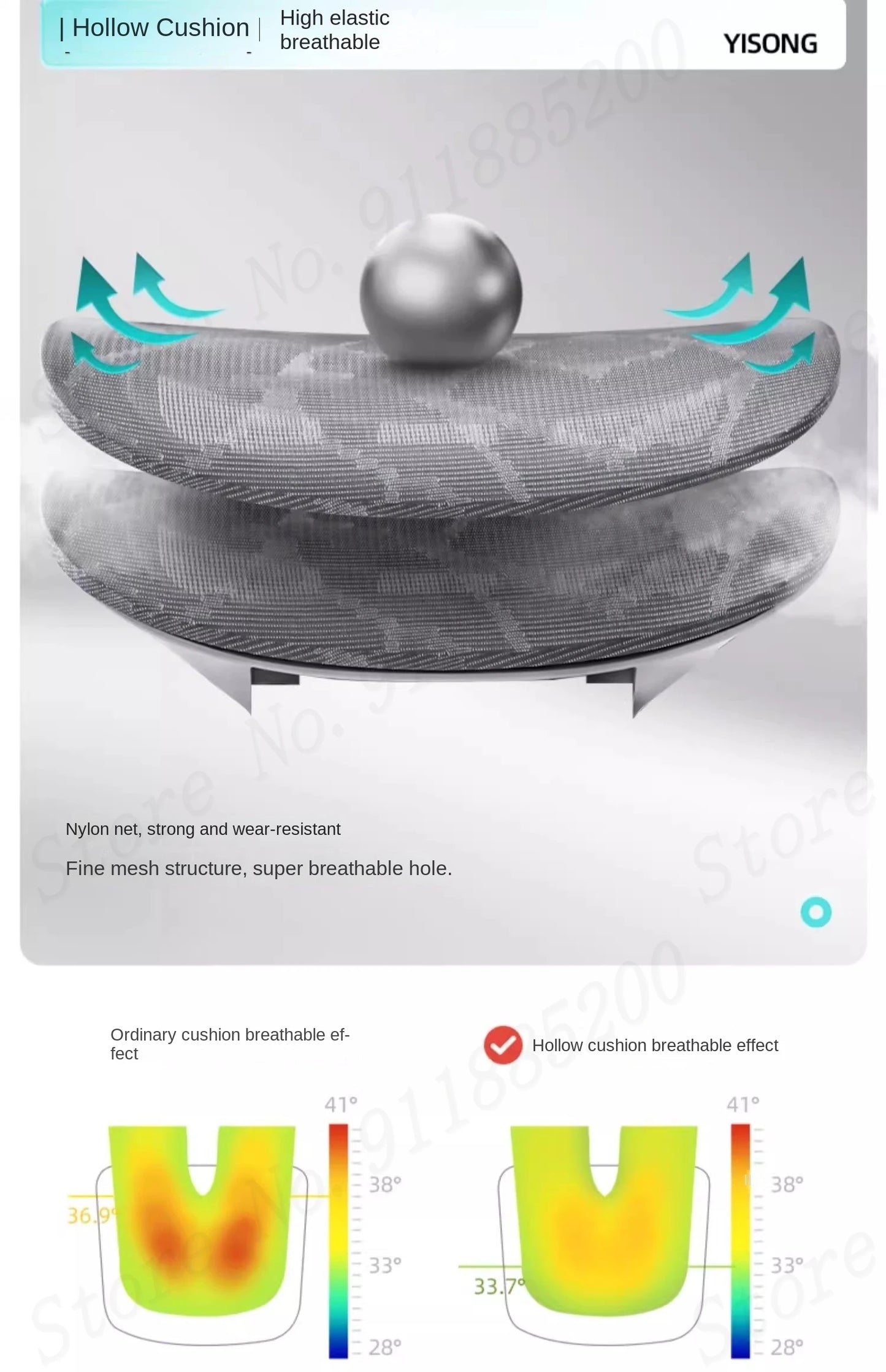 Ergonomischer Computerstuhl, Heimbüro, Lordosenstütze, Gaming-Stuhl, Liegestuhl aus Latex, atmungsaktives Mesh, 4D-verstellbare Armlehne