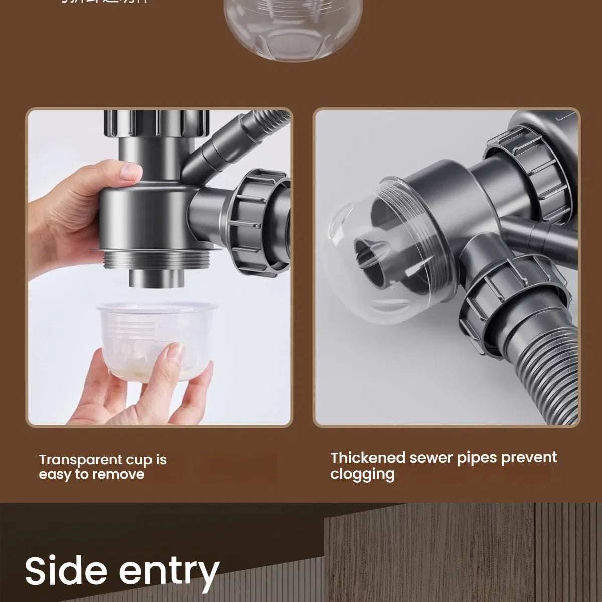 Kitchen Sink Stainless Steel Rice Grain Pattern Multifunctional Wear and Stain Resistant Large Single Slot Wash Dish Basin