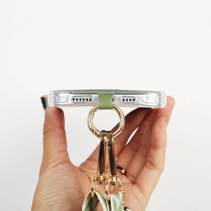 Universal Adjustable Mobile Phone Lanyard for Women Crossbody Single Shoulder Neck Strap Pearl Pendant Hanging Anti Loss Rope.