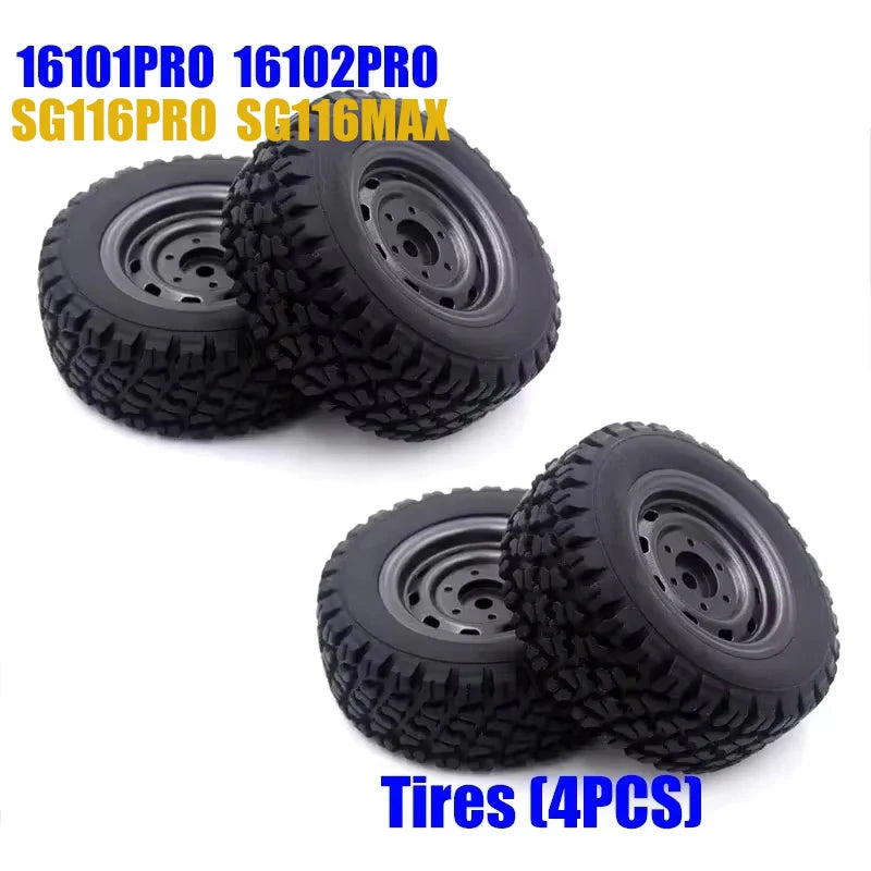 SCY 16101PRO 16102PRO SG116MAX RC Automotive Parts Turning Shaft Gear Bearing Pull Rod Steering Cup Swing Arm Motor Tire Screws