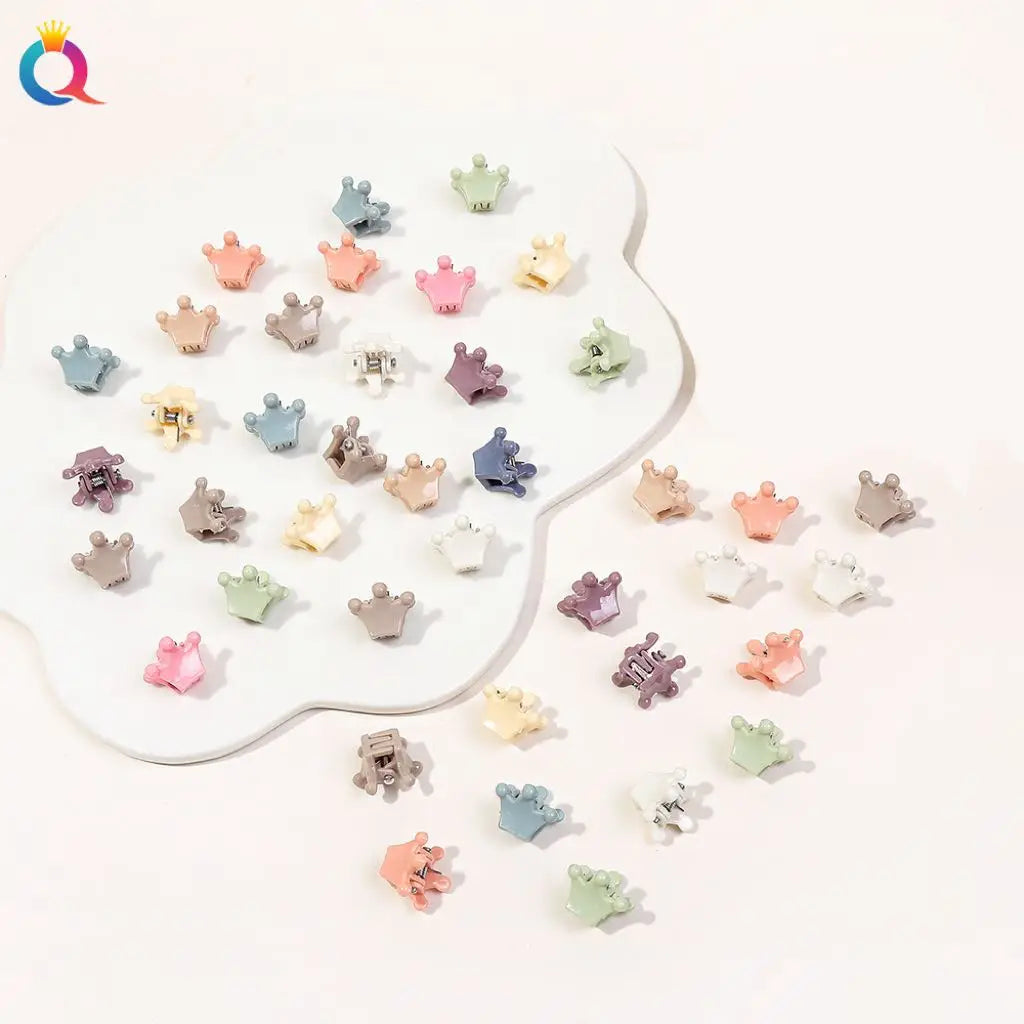 50Pcs Flower Hair Clips Multi color Mini Cute Hair Styling Accessories for Girls and Women Birthday Gifts,10 Colors at Least