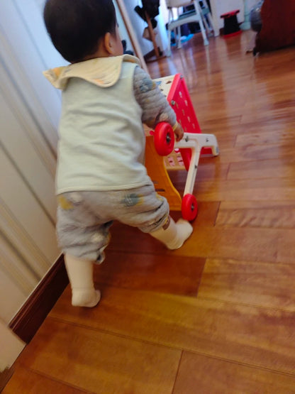 Shopping cart toy baby small trolley children play house fruit cut music kitchen supermarket men and girls Early Education toys.