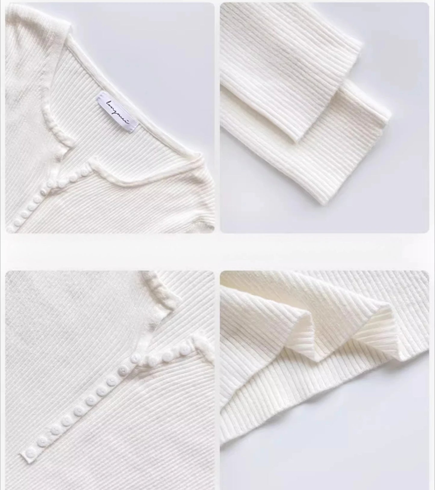 2025 frauen Solide Strick Pullover Herbst Winter Pullover V-ausschnitt Taste Langarm Schlank Pullover Koreanische Casual Basis Schicht Y2k.