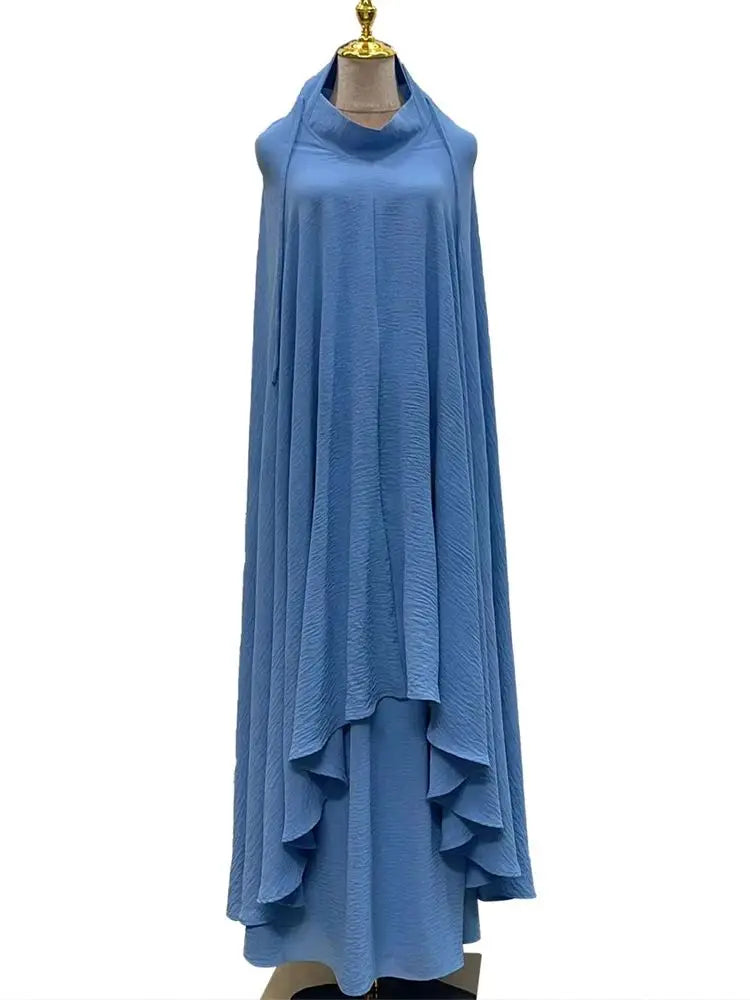 Ramadan Khimar Abaya Saudi Arabia Turkey Islam Muslim Hijab Dress Robe Femme Musulmane Prayer Clothes Abayas For Women Kebaya