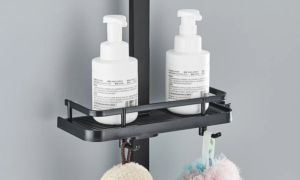 Black Thermostatic Shower Faucet Set For Bathroom Smart Display Hot Cold Water Mixer Tap Wall Mounted Rainfall System With Bidet