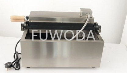 Customizable Electric 110V/220V Non-sticking Stainless Steel Dinosaur Waffle Making Machine Open Mouth Taiyaki Waffle Machine.